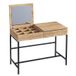 Woody Fashion 793ELG4101 Make-up Tafel & Set Zwart/Hout