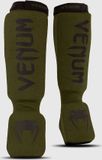 Venum Kontact Shin Guards - Khaki/Black - XL