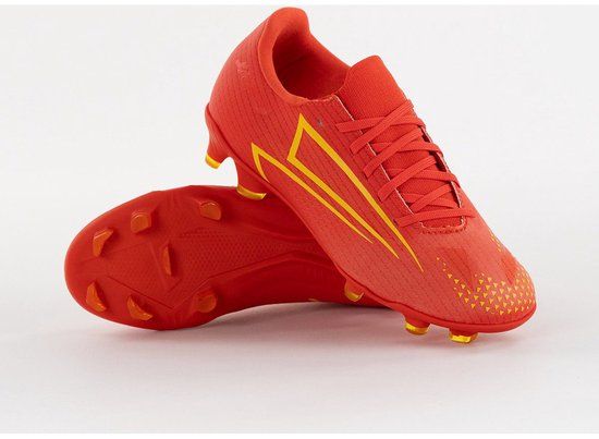 Jako Rs89 Academy Voetbalschoenen Fg Kinderen - Bright Red / Oranje / Geel | Maat: 28