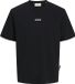 JACK&JONES JCOCLUB BACK SCRIPT TEE SS CREW NECK Jongens T-shirts Zwart L