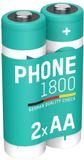Ansmann 1312-0038 Oplaadbare AA batterij (penlite) NiMH 1600 mAh 1.2 V 2 stuk(s)