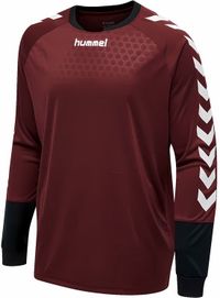 Hummel Essential GK-shirt met lange mouwen voor heren, maat S, rood