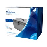 MediaRange BOX79 CD-doosje Opbergdoos 120 schijven Zilver