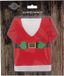 Svenska Living 10x Kerst Servetten Kerstman Trui Rood Papier 22 x 34 cm