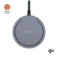 FIXED MagPad Pro Qi2 MagSafe Draadloze Oplader – 15W Snelladen – Met Standaard – USB-C – Space Gray