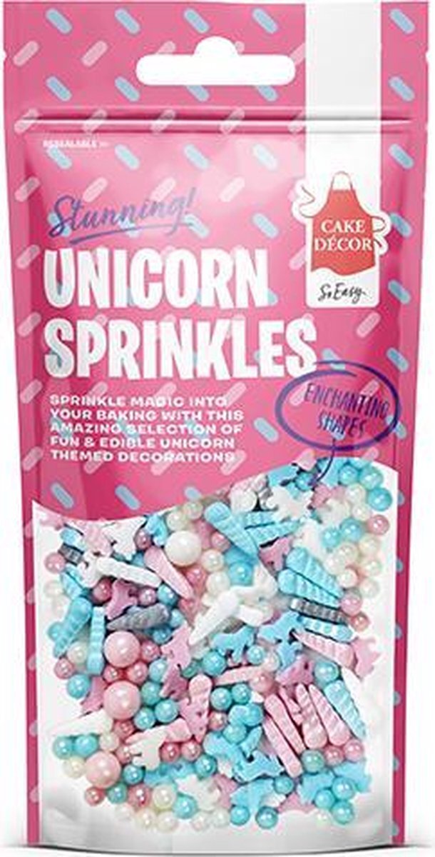 Cake Décor Eenhoorn Sprinkels - Unicorn eetbare strooisels|Taartdecoratie Eenhoorn | Taartversiering