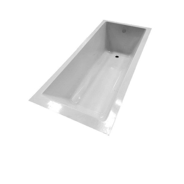 Nemo Go Baldino Inbouwbad 170x70cm Zonder Poten - Acryl Glans Wit