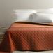 Mix Caleffi Mix - Gewatteerde sprei van 100% katoen, effen, voor tweepersoonsbed, roze