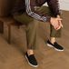 Manfield - Hommes - Mocassins en suède noir - Taille 42