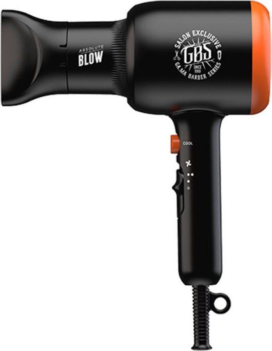 Ga.Ma Vintage Barber Hair Dryer - Absolute Blow - 2000W - Black