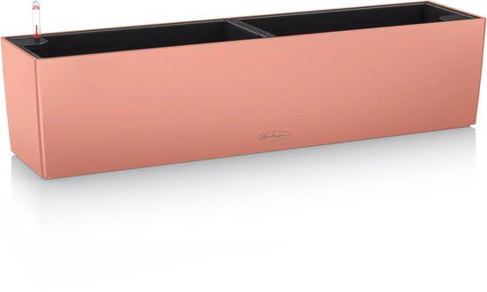 LECHUZA BALCONERA Color 80 - Plantenbak - koraalrood - ALL-IN-ONE set