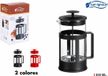 San Ignacio Cafetière - French Press Koffiepers Koffiemaker - 300ML - Rood of Zwart