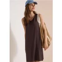 Cecil Knielange jersey jurk met V-hals