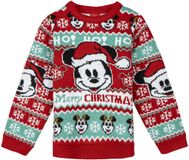 Cerda Disney Knitted Christmas Mickey Trui Rood 6 Years Jongen