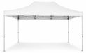 Easy-up Partytent Reservedak ALU 3x4,5 m – PVC 450 g/m², waterdicht, sans cadre - Blanc