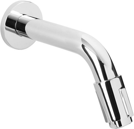 Differnz Koud Water Muurkraan - Wastafelkraan - 11 cm - Chroom