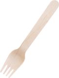 Fiesta Houten Tafelvork - 100 stuks - ECO