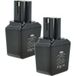 Vhbw - 2x Batterie Compatible Avec Bosch Gsr 12 Ves, Gsr 12 Ve Outil Électrique (2100 mAh, NiMH, 12 V)