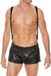 Shots - Ouch! Uomo Shots Splitleer Bretels voor Mannen One Size Zwart