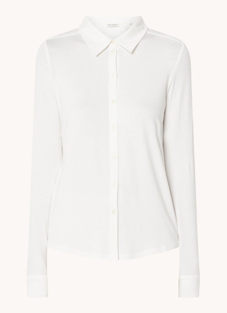 Marc O'Polo Blouse van jersey met stretch