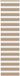 Zebra Blind 55x200 cm stofbreedte 50,9 cm polyester zandbruin