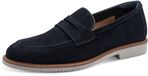 Tamaris - Heren - Loafers - Blauw - Leer - Maat 43