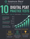 10 Simpson Prep Best SAT Prep Workbooks: Complete Math, Reading and Writing Practice for the Digital SAT and PSAT- 10 Digital PSAT Practice Tests