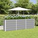 Maison Exclusive - Bac à plantes gris clair 240 x 40 x 75 cm en acier