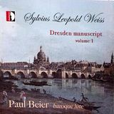 Manuscrit Milano Dischi srl Silvius Leopold Weiss: Dresden Manuscript, Vol. 1