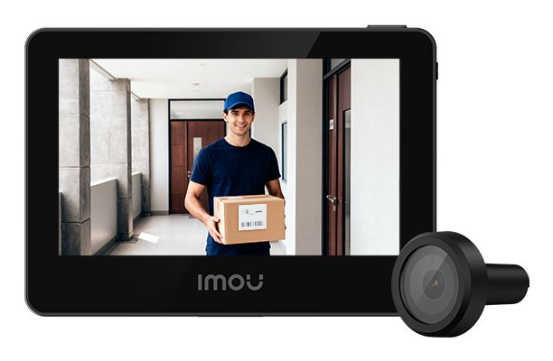 Imou VD1 Digitale Deurspion met Camera – 5MP – Wifi 6 – 4,3" Scherm – Slimme Persoonsdetectie