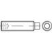 TOOLCRAFT TO-5370858 Goujon M6 20 mm Inox A4 25 pièce(s)