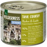 REAL NATURE WILDERNESS natvoer voor honden junior True Country kip en zalm 24x200 g