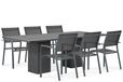 Lifestyle Garden Furniture Lifestyle Sella/Graniet 220 cm dining tuinset 7-delig