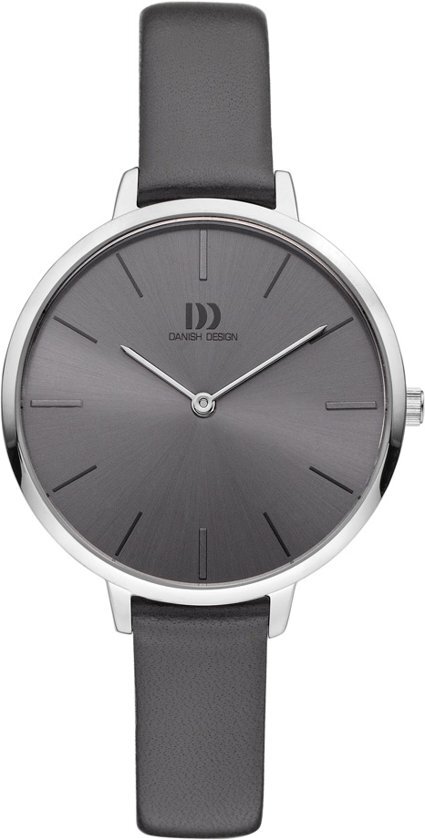 Danish Design IV14Q1180 horloge dames - grijs - edelstaal