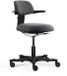 hjh OFFICE WORK 40 Werkstoel / draaistoel Zitting stof / rugleuning stof donkergrijs