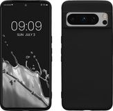 kwmobile telefoonhoesje geschikt voor Google Pixel 8 Pro - Back Cover in Mat Zwart