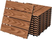 ml-design WPC Terrastegels 30x30 cm Lichtbruin