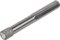 wolfcraft - Tegelboor 10mm - Droogboor, met diamant bestrooid, zeskantschacht, Ø 10 mm