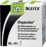 LEITZ Orgacolor 66081000 Number Sign kaarten