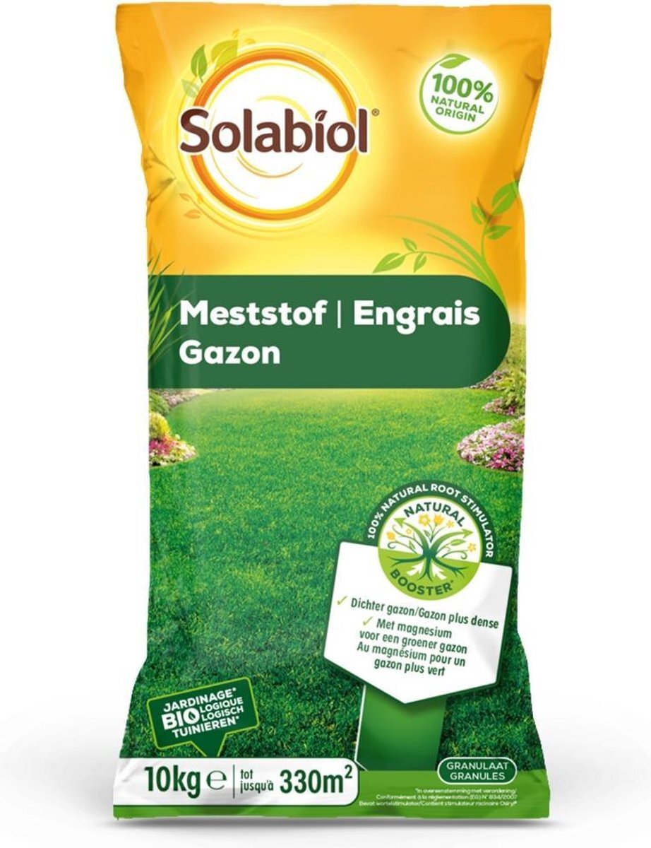 Solabiol Meststof Gazon - Gazonmeststoffen - 10 kg