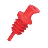 PIAZZA Kunststof free-flow schenktuit - 12 stuks Pack - Rood