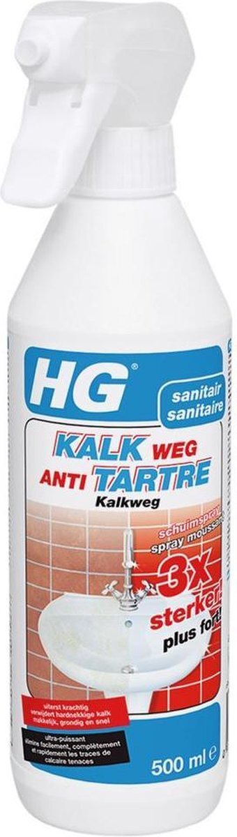 HG Spray moussant antitartre 3 x Plus Fort 500 ml