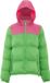 myMo ATHLSR myMo Gewatteerd jack met capuchon, maat XL, groen/roze