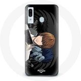 Maniacase Hoesje voor Samsung Galaxy A20e Licht Yagami Death Note Anime