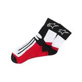 Alpinestars Racing Road korte sokken, Zwart/Rood