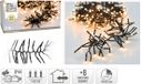 Koopman International Guirlande cluster - 2016 LED - 14.6m - Timer - Lichtfuncties - extra chaud blanc