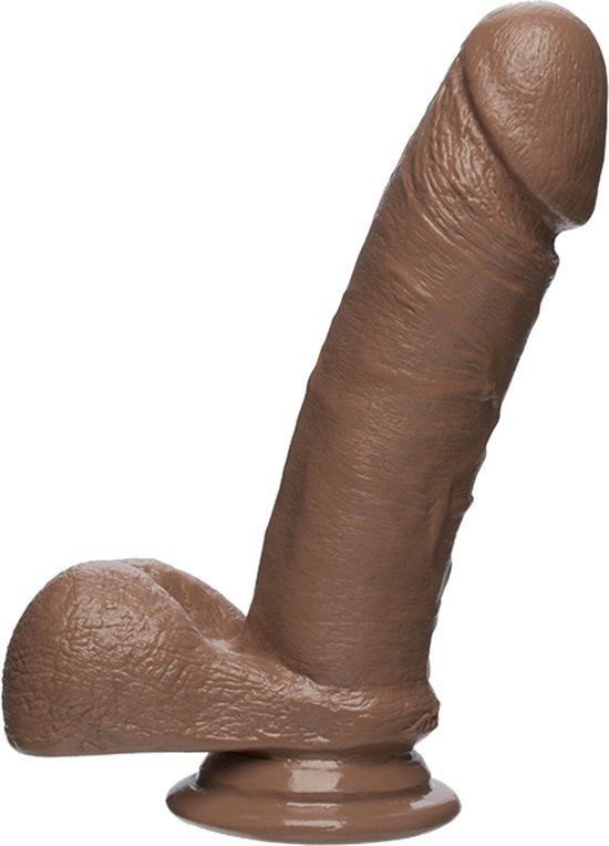 Perfect D - Realistic FIRMSKYN Dildo with Balls - 7 inch - Beige