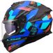 LS2 Casque Stream II Mika FF808 noir / bleu taille XL