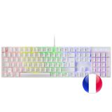 Mars Gaming MK422 Toetsenbord Gamen USB AZERTY Frans Wit