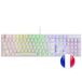 Mars Gaming MK422 Toetsenbord Gamen USB AZERTY Frans Wit